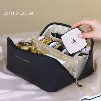 Leather Cosmetic Travel Bag